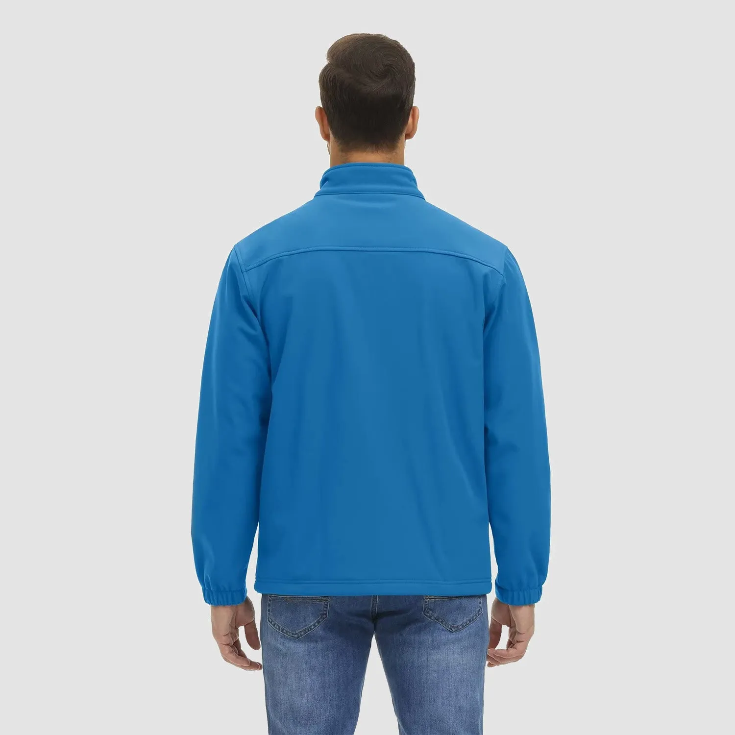 Men's Tactical Jacket Fleece Lined Soft Shell Winter Jacket Lightweight Water Resistant Coats Outwear